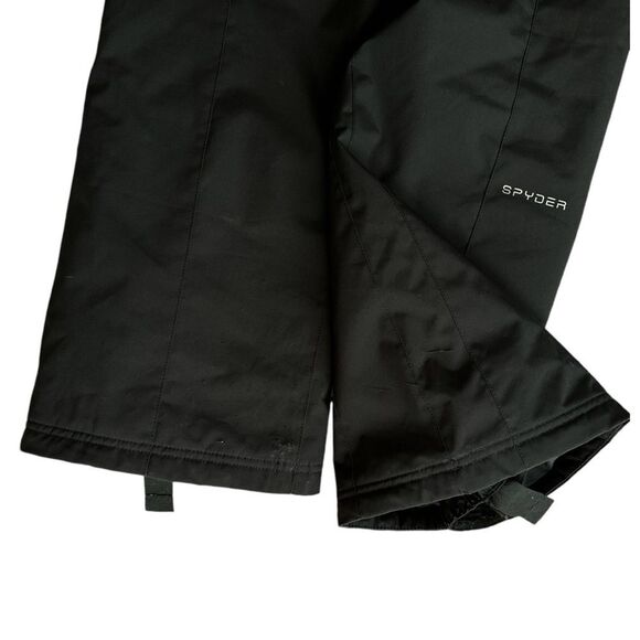 Spyder Winner Athletic Fit Black Insulated Snow Pants Women’s Size 8 - Picture 8 of 8